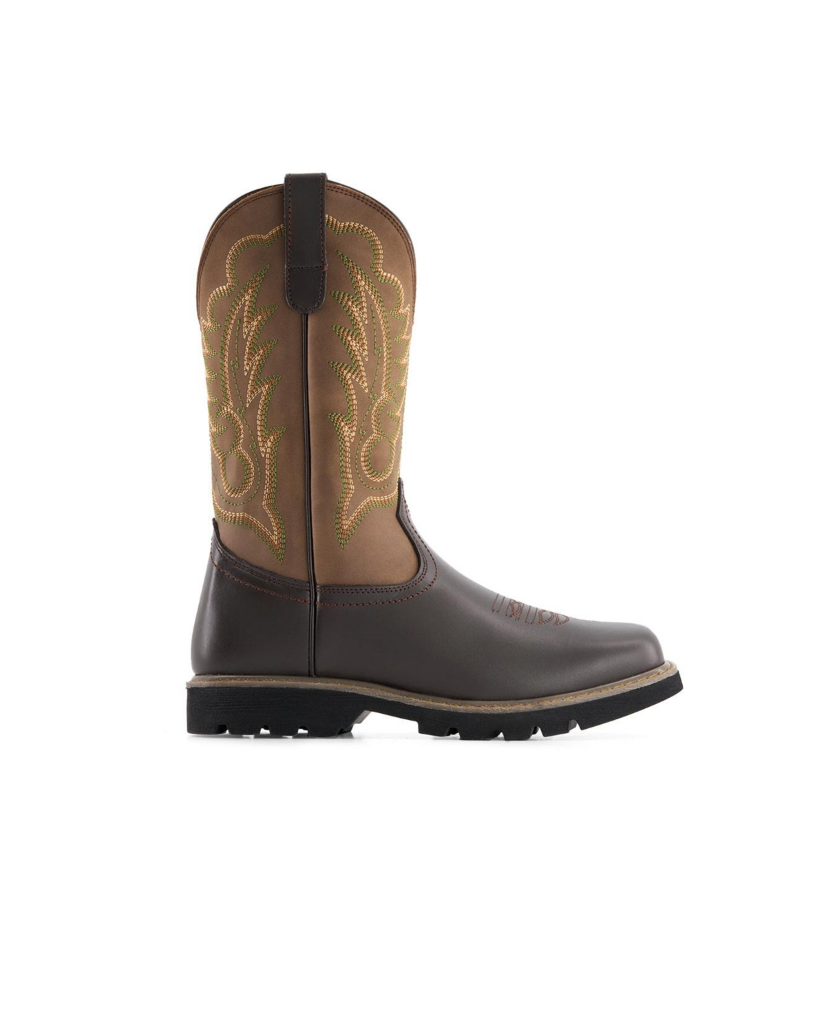 Forastero Men's Leather Cowboy Boots Bicolor