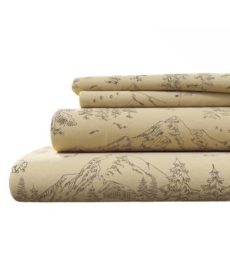 Ultra-Soft Turkish Cotton Flannel Lodge Print Sheet Set