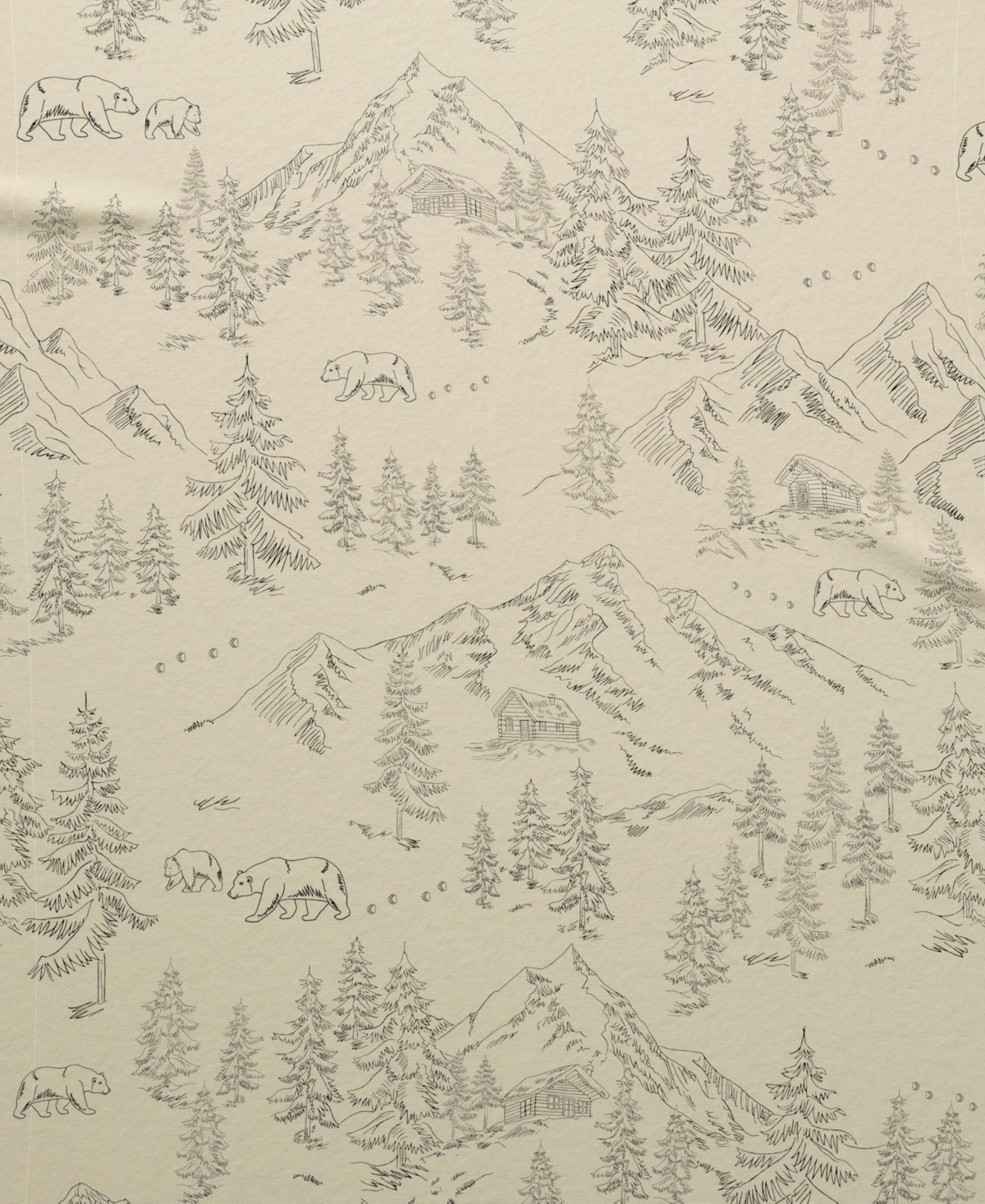 Linery & Co. Ultra-Soft Turkish Cotton Flannel Lodge Print Sheet Set