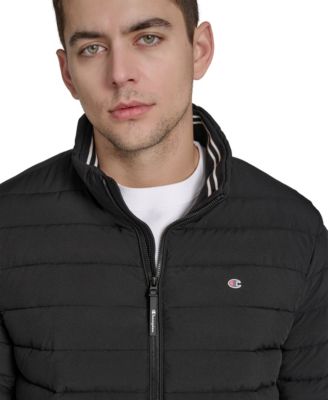 Men's Quilted Long-Sleeve Jacket