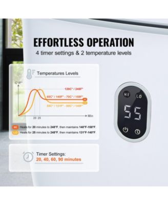 25L Towel Warmer Bucket with Auto Shut-Off, Fits 5 Oversized Towels, Blankets, Clothes & Bathrobes