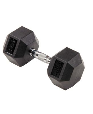Hex Dumbbells Strength Training Workout Equipment Set, 45 lbs