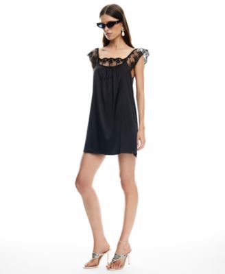 Women's Square Neck Mini Dress