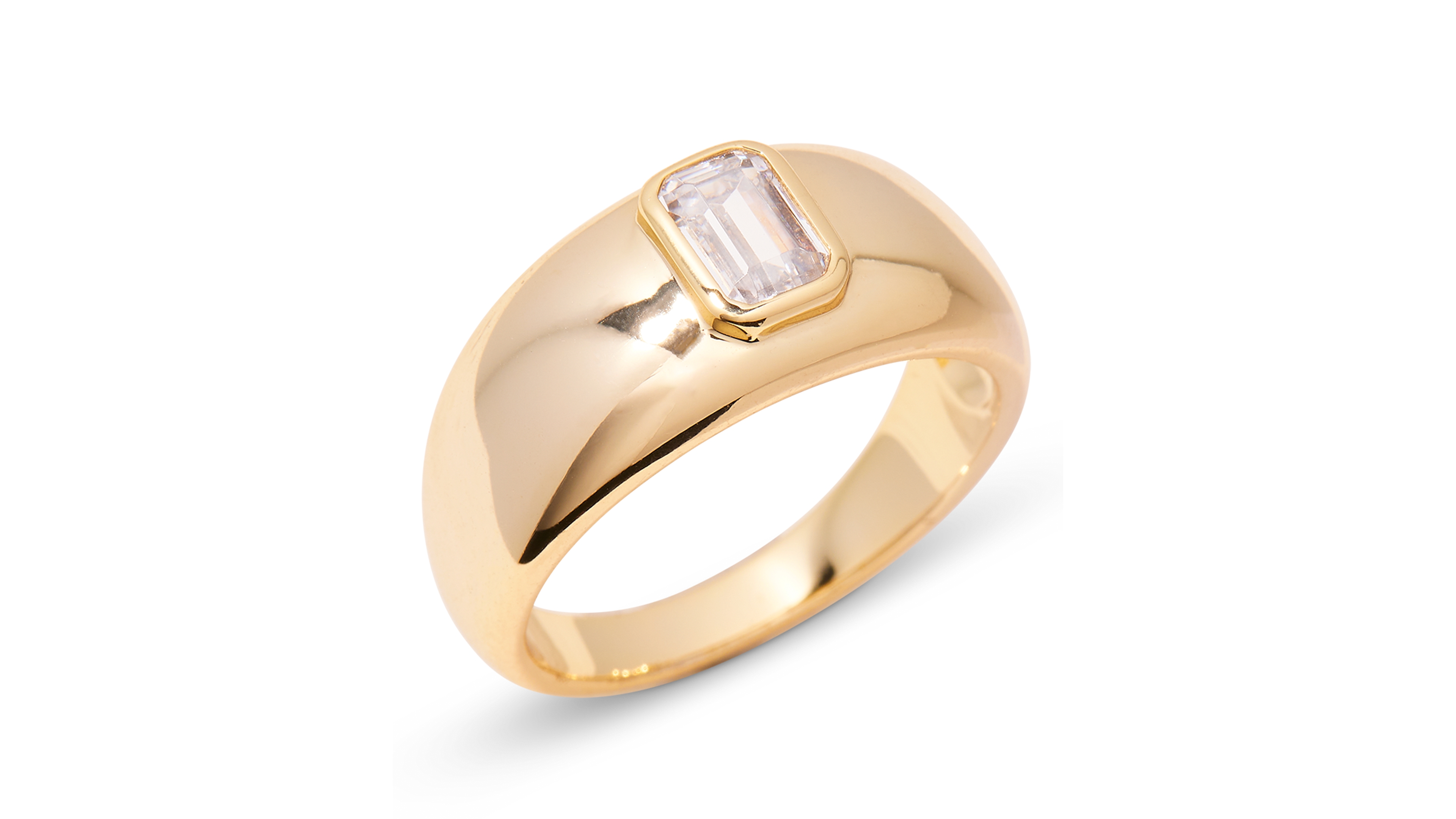 brook & york Carter Baguette Dome Ring