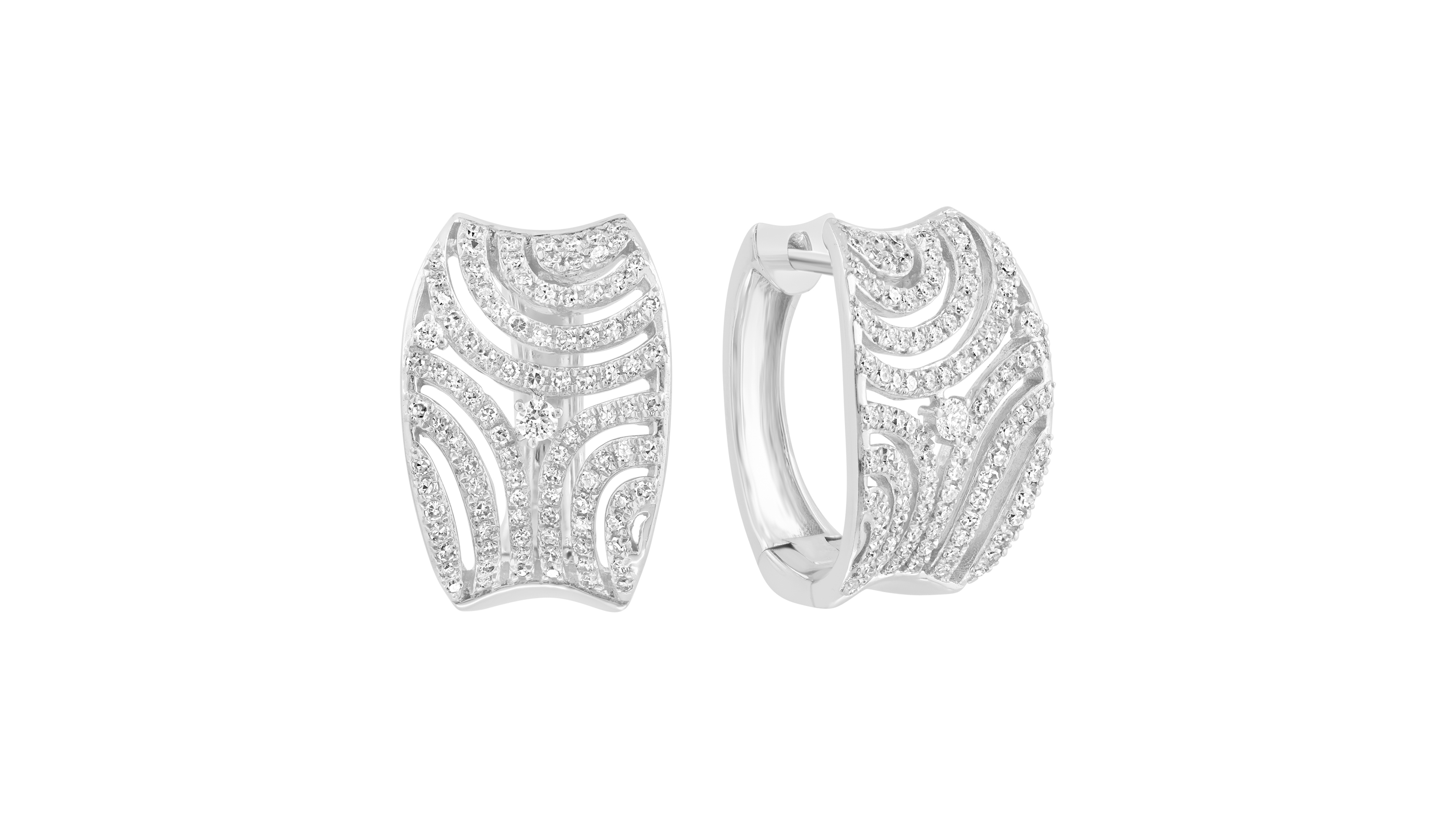 Effy Collection Diamond Earring (3/4 ct. t.w.) in 14k White Gold
