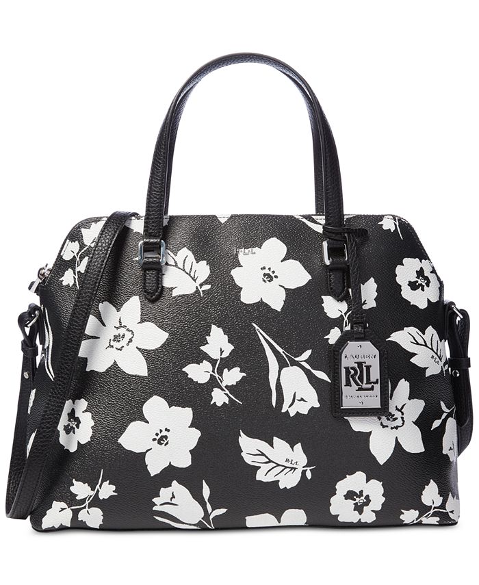 Verheugen Belofte gracht Lauren Ralph Lauren Amberly Dome Satchel & Reviews - Handbags & Accessories  - Macy's