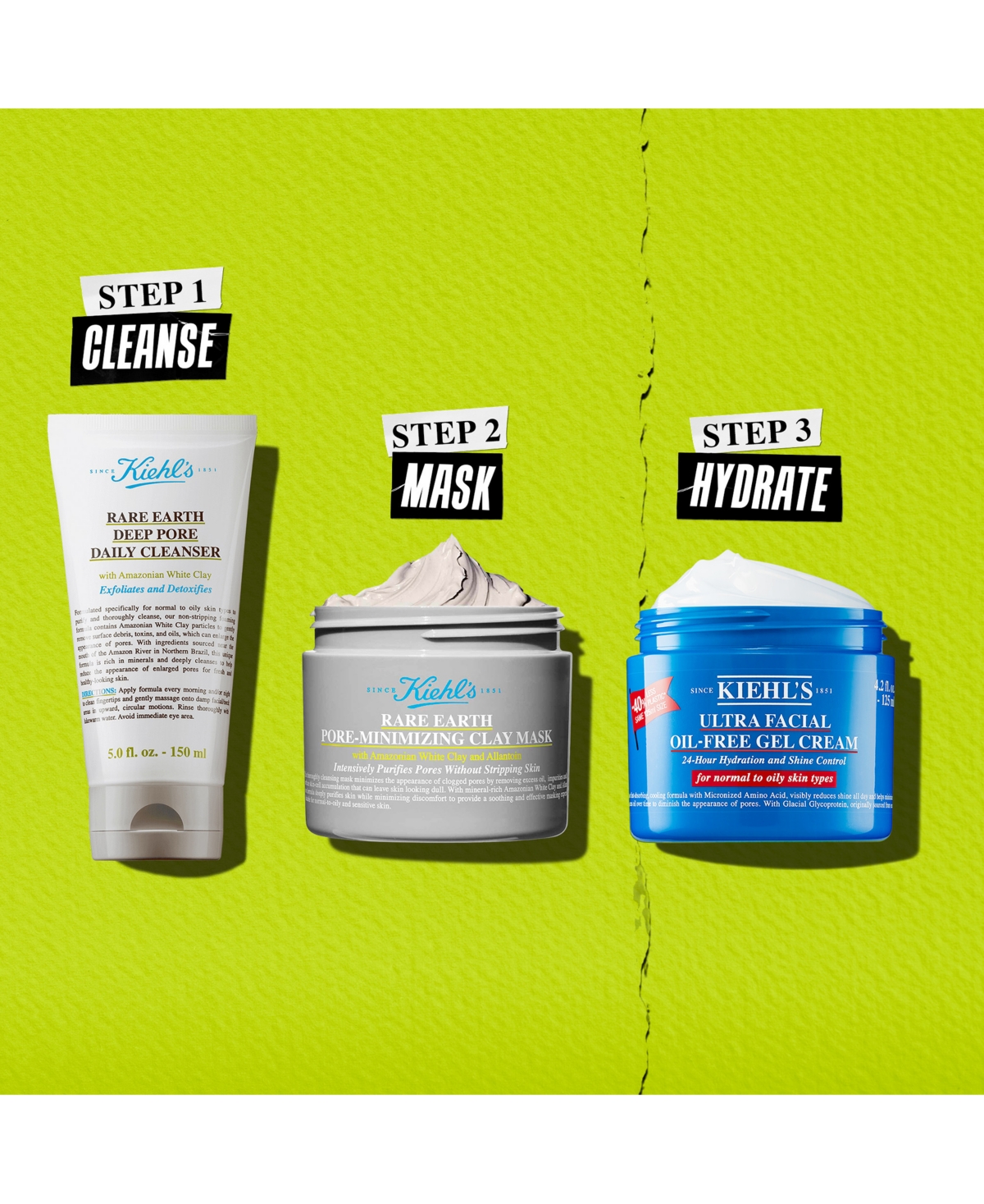 Kiehl's Since 1851 Rare Earth Pore-Minimizing Clay Mask, 4.2 oz.