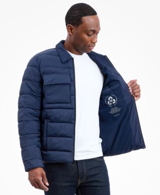 Men's Quilted Shirt Jacket