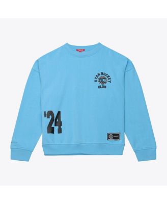 Women's Blue Utah Mammoth Crewneck Sweatshirt