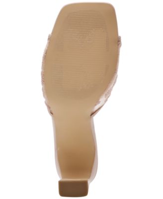 Women's Lennie Floral Lace Blade Heel Dress Sandals