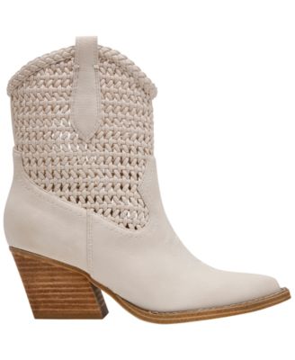Women's Alessia Woven Pull-On Cowboy Western Booties
