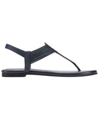 Women's Kayte Embellished T-Strap Flat Sandals