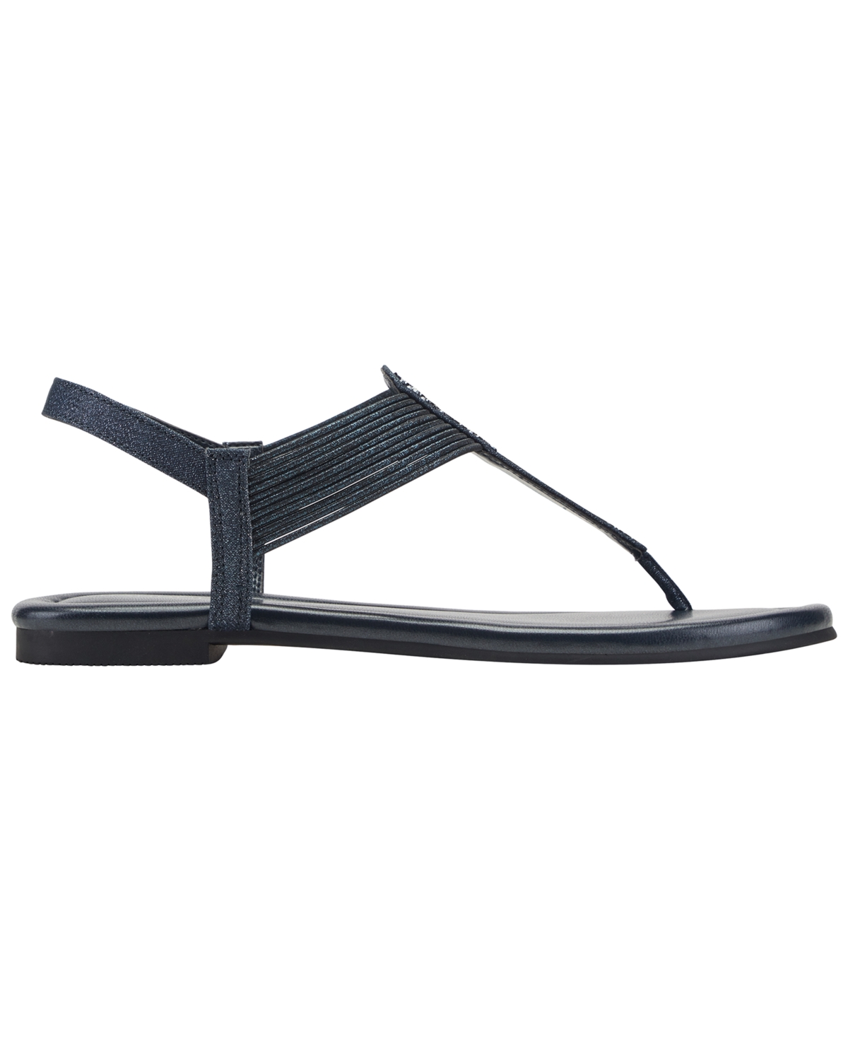 Bandolino Women's Kayte Embellished T Strap Flat Sandals