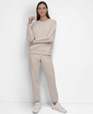 Women's Tonal Logo Patch Crewneck Sweatshirt