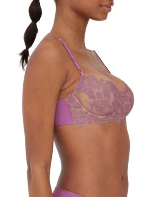 Entice Unlined Underwire Lace Balconette Bra