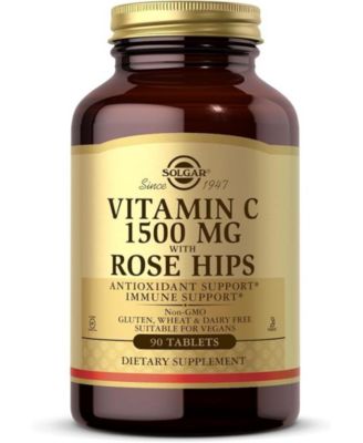 Vitamin C with Rose Hips ,1500 mg ,90 Tabs