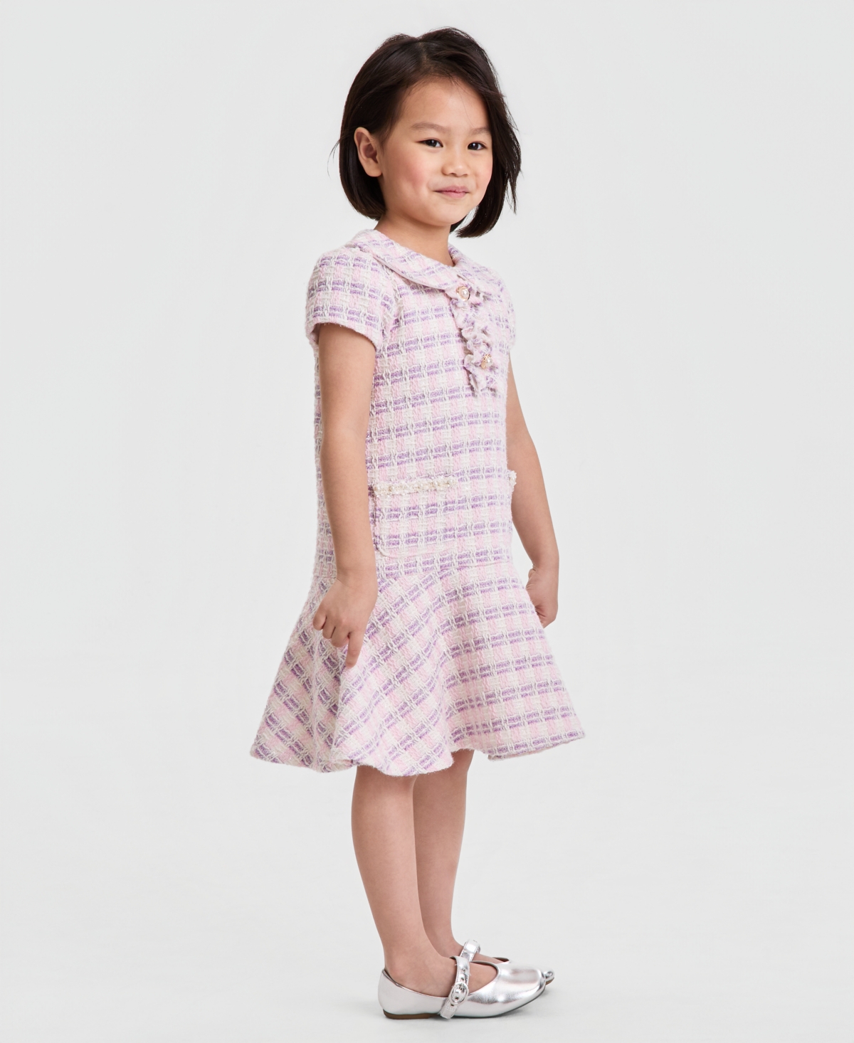 Blueberi Boulevard Girls 2T-6X Boucle Dress