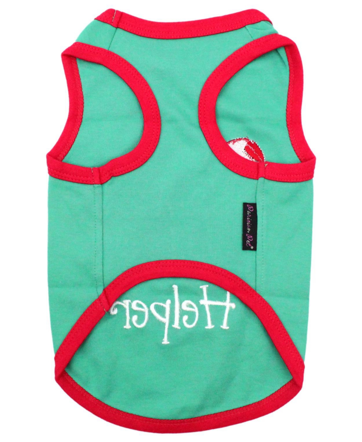 Parisian Pet Santa's Little Helper Holiday Dog T-Shirt