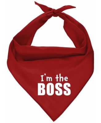 I'm The Boss Dog Bandana