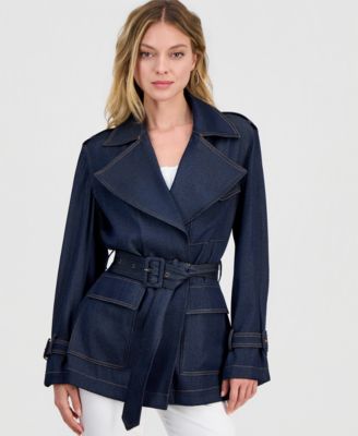 Women's Regine Short Fluid Trench Coat  