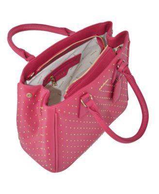 Women's Sagan Studded Medium Satchel Bag