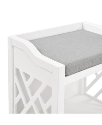 22" Wood Coventry Bench Stool