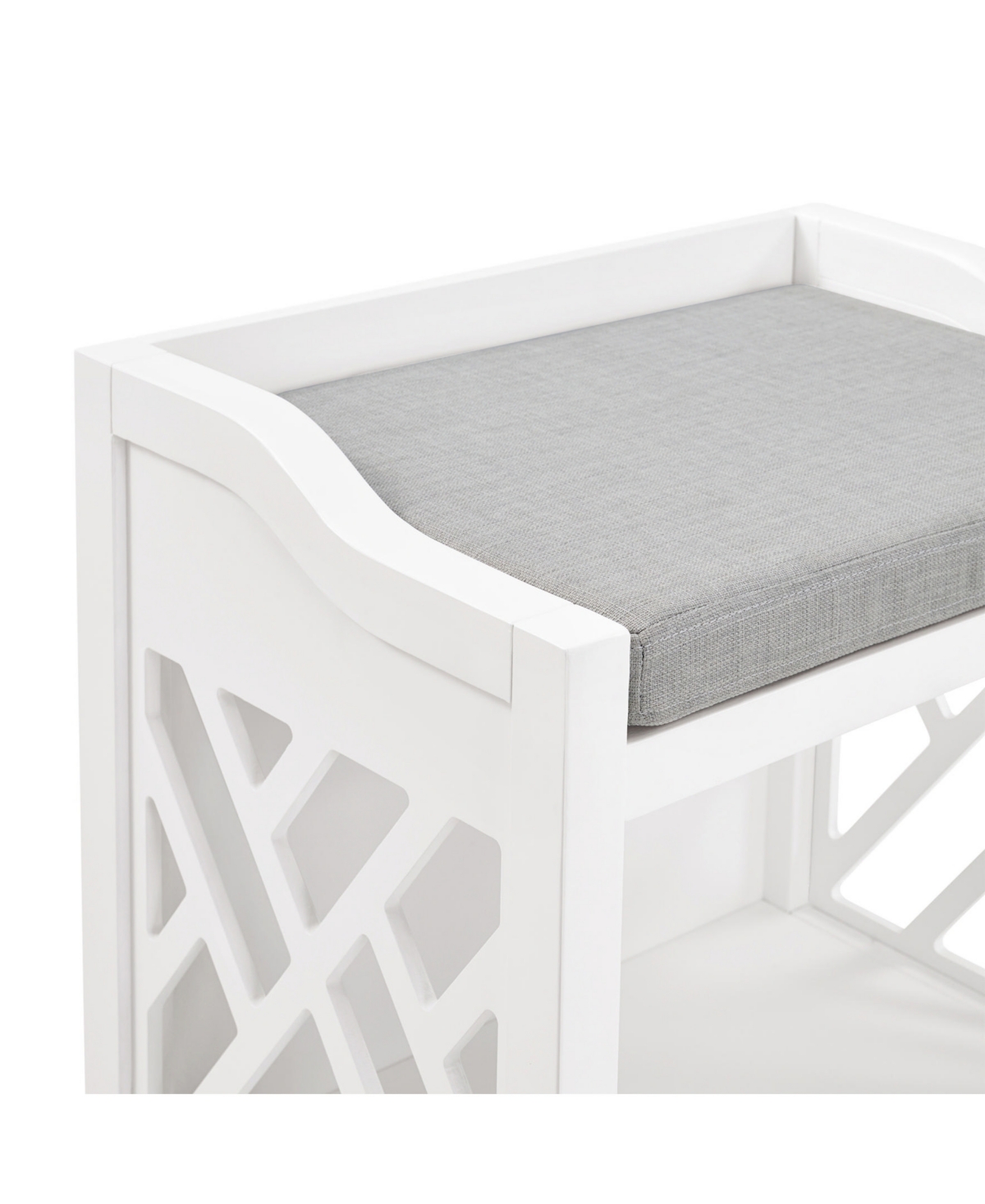 Alaterre Furniture 22" Wood Coventry Bench Stool