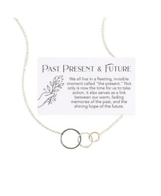 Beth Lawrence Past Present Future Sterling Silver Necklace
