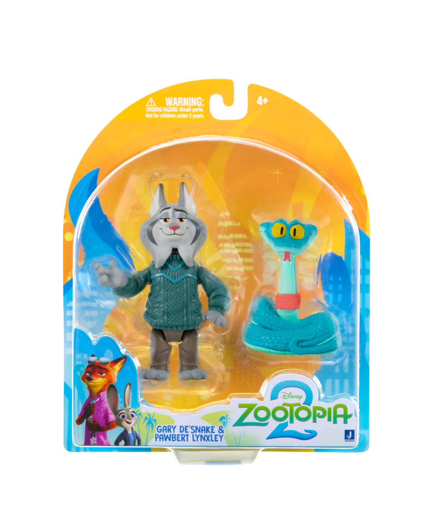 Детские фигурки Zootopia Assortment 3-Inch Figures, 2-Piece Set, Ages 3+ — фото 3