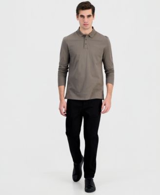 Men's Donoslong Long-Sleeve Polo Shirt