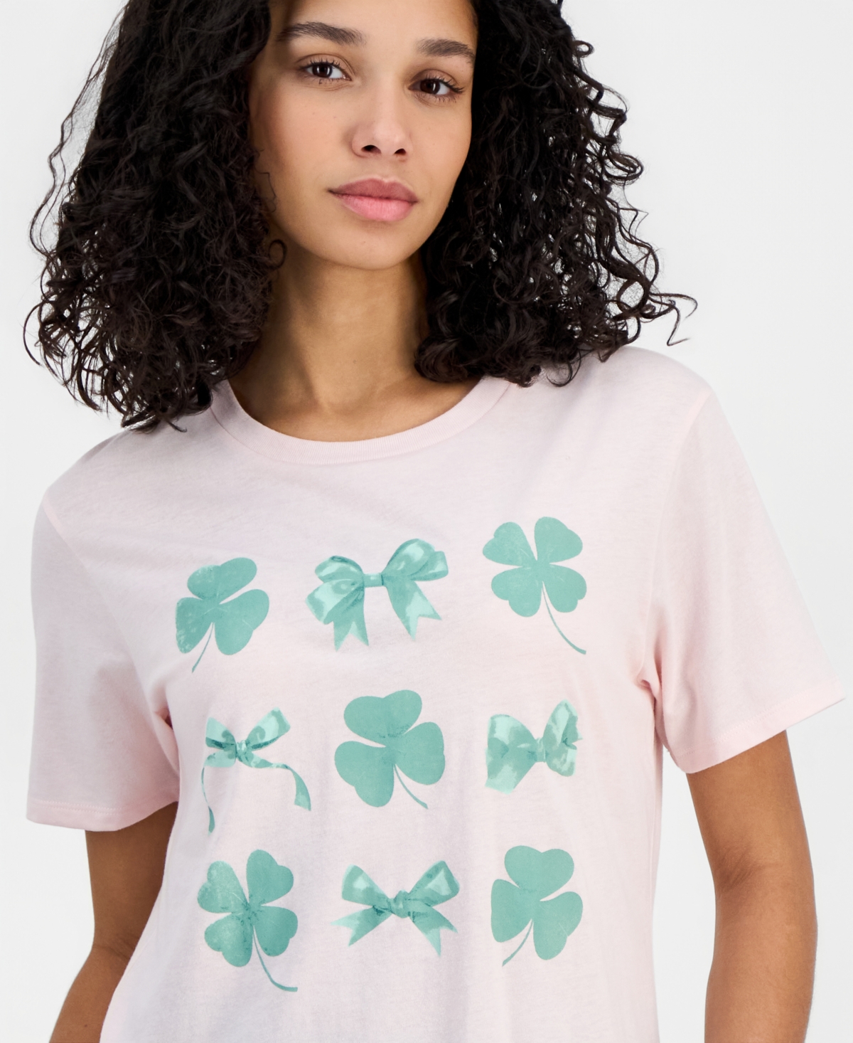 Love Tribe Juniors' Coquette Saint Patrick's Day T-Shirt