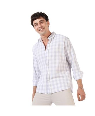 Men's Checkered Regular Fit Casual Shirt