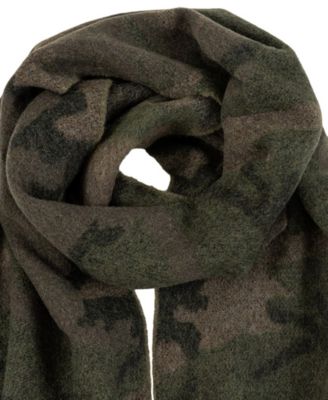 Men's Camo Jacquard Scarf