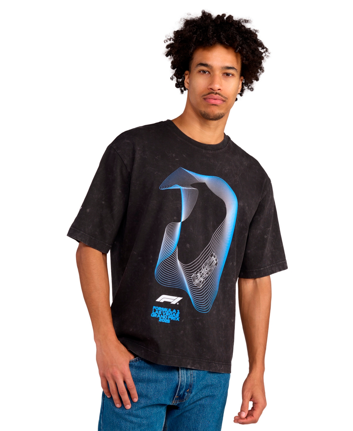 Puma Men's Formula 1 Las Vegas Race Track Graphic T-Shirt