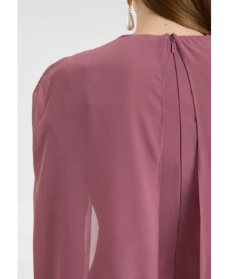 Women's Modest Chiffon Dress