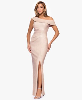 Women's One-Shoulder Glitter Dress