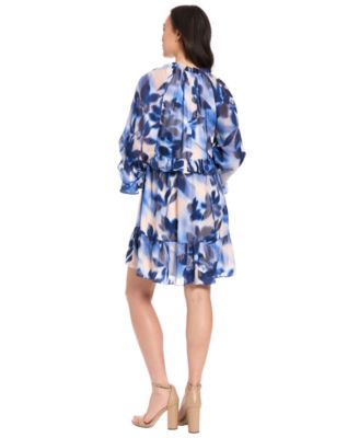 Petite Collared A-Line Short Dress