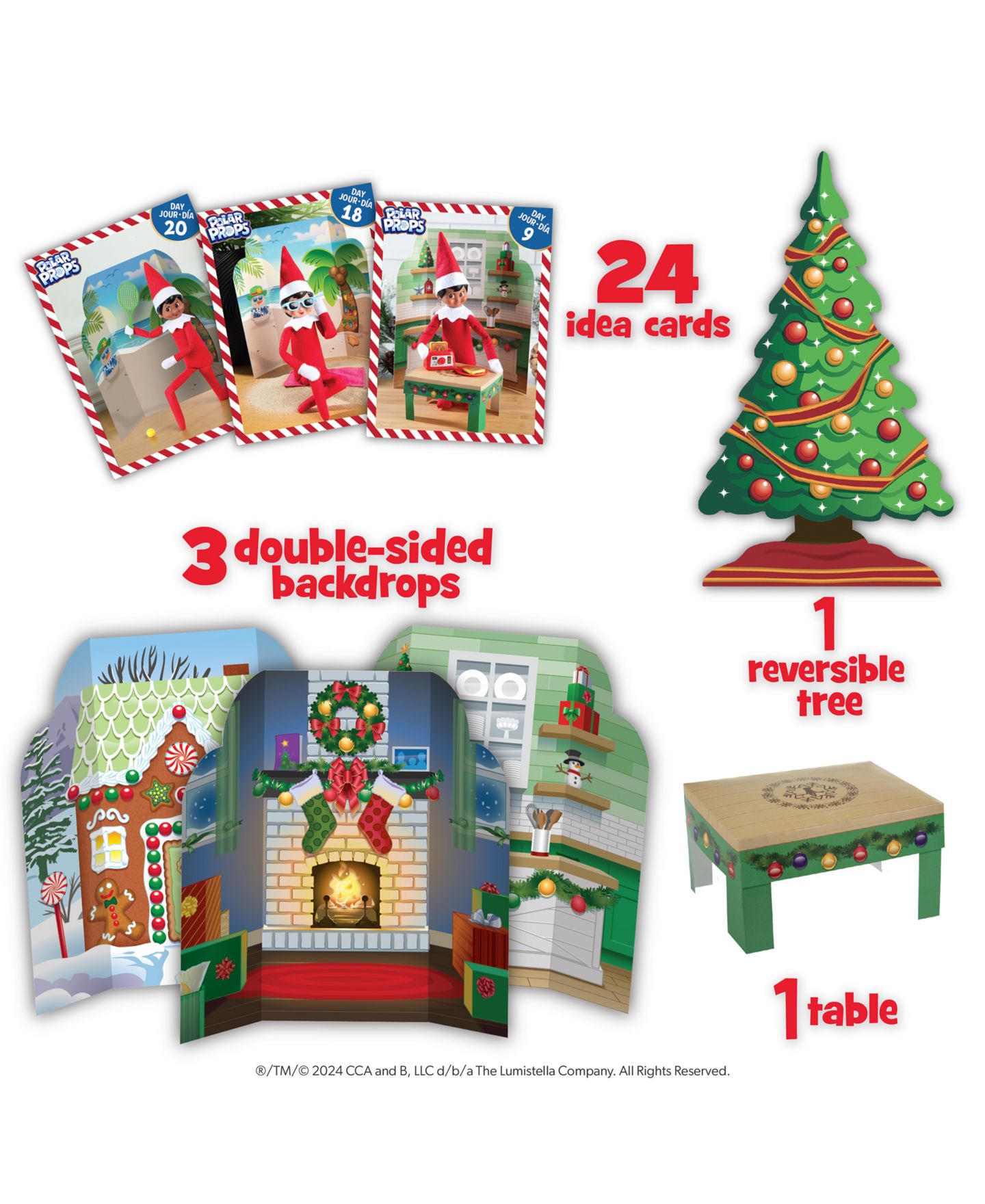 Детские игрушки Elf on the Shelf Polar Props 24-Day Ultimate Elf Ideas Kit, цвет: Разноцветный — фото 4