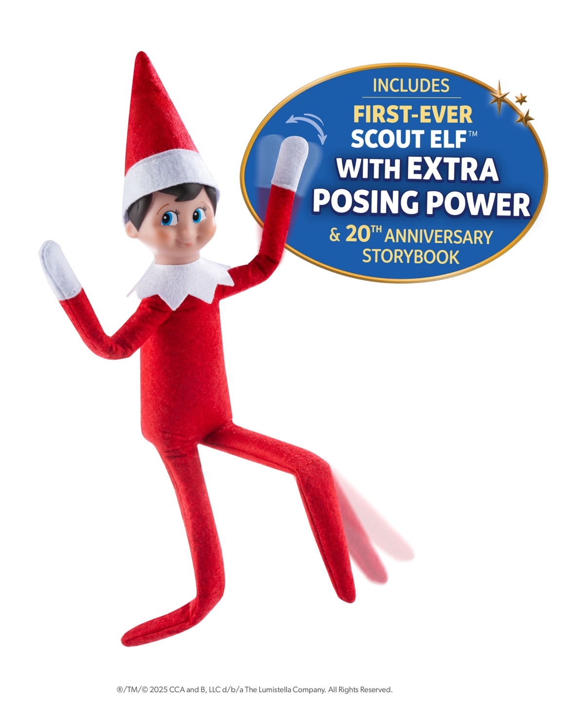 Elf On The Shelf A Christmas Tradition Limited 20th Anniversary Edition Box Set In Transparent