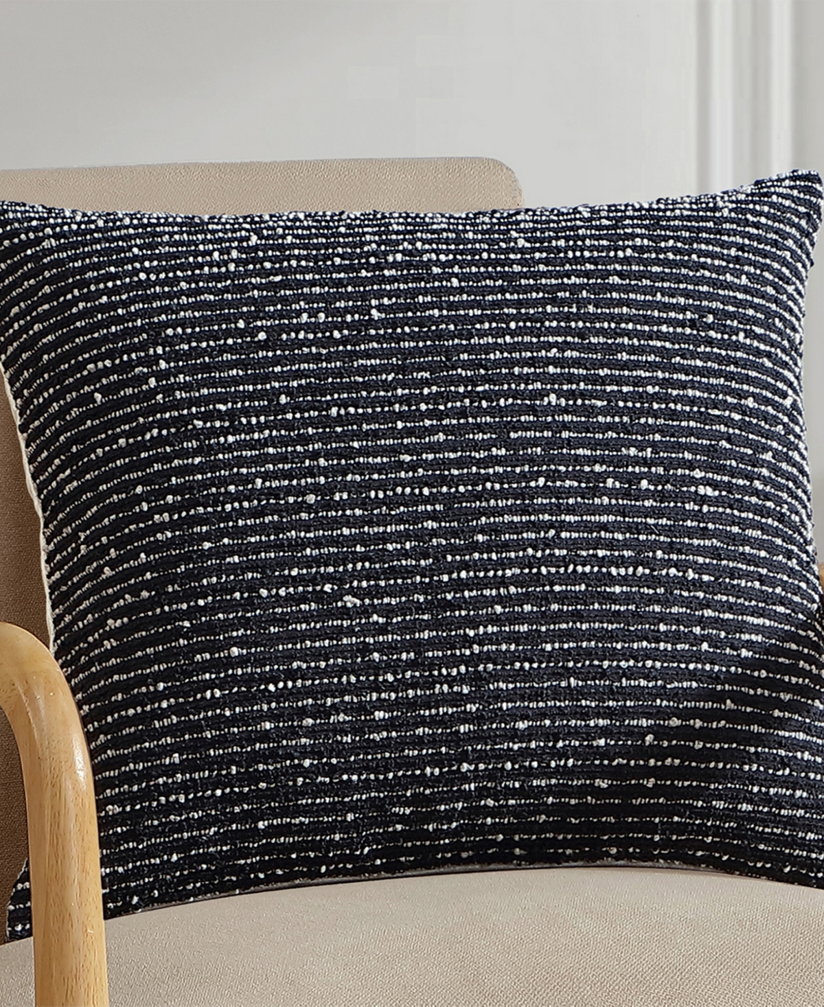 Tahari Home Emmy Horizontal Stripe Decorative Pillow, 20" x 20"