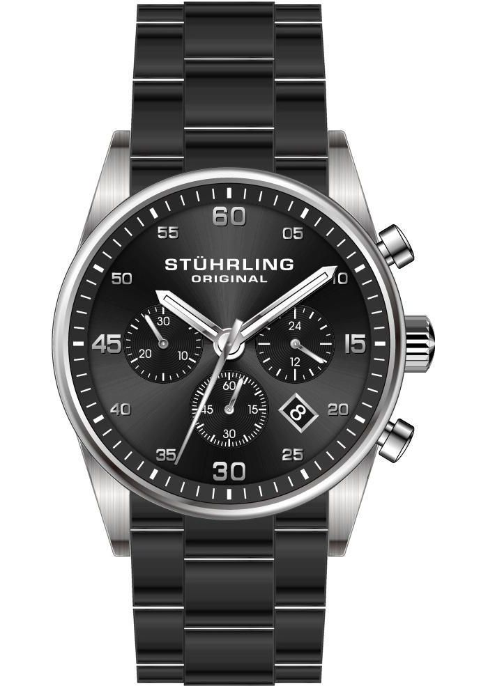 Stuhrling Velocity 4076 Chronograph Men s 43mm Quartz Watch