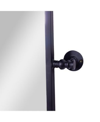 Mason Pivot Wall Mirror with Slim Frame and Backed Glass for Clarity for Bathrooms