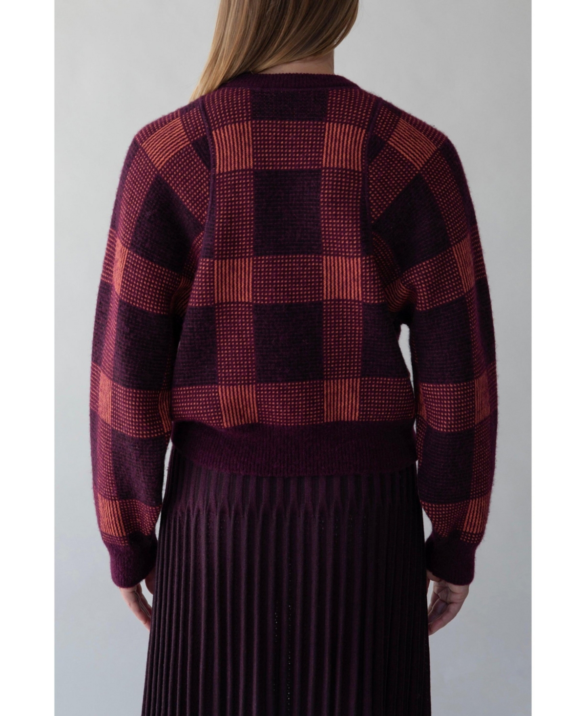 Sskein Women's Tartine Plaid Pullover Sweaters