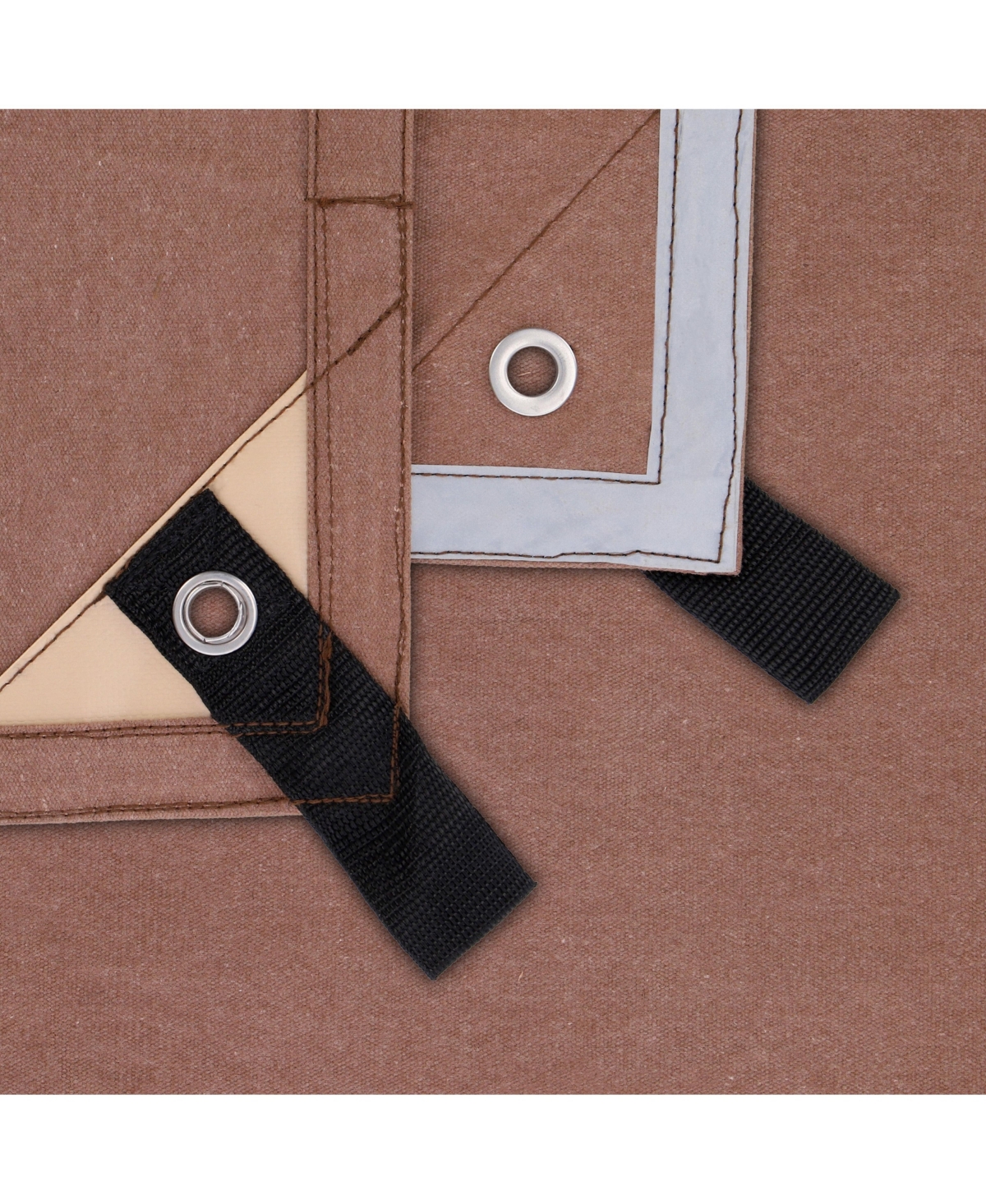 Whiteduck Outdoors 18 oz. Canvas Tarp 12x12 Brown