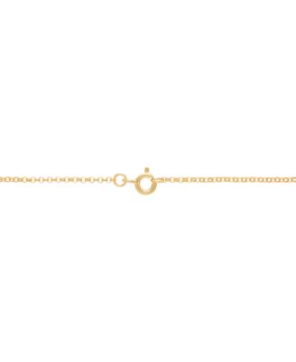 White Sapphire Bar Necklace (1-1/3 ct. t.w.) in 14k Yellow Gold-Plated Sterling Silver