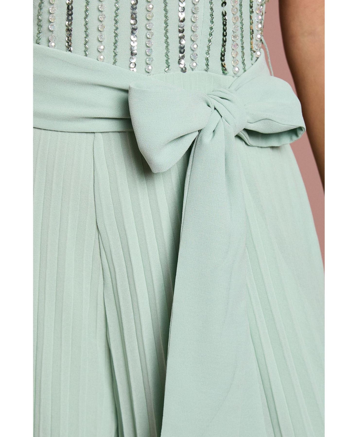 Coast Women's Embellished Bow Shoulder Jumpsuit