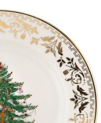 Christmas Tree Gold 4 Piece Place Setting