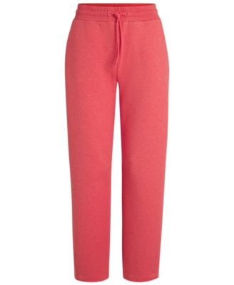 Women's Cropped Cotton-Blend Tracksuit Pants