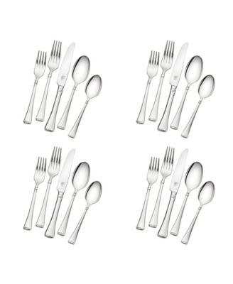 Angelico 18/10 Stainless Steel 20 Pc. Flatware Set, Service for 4
