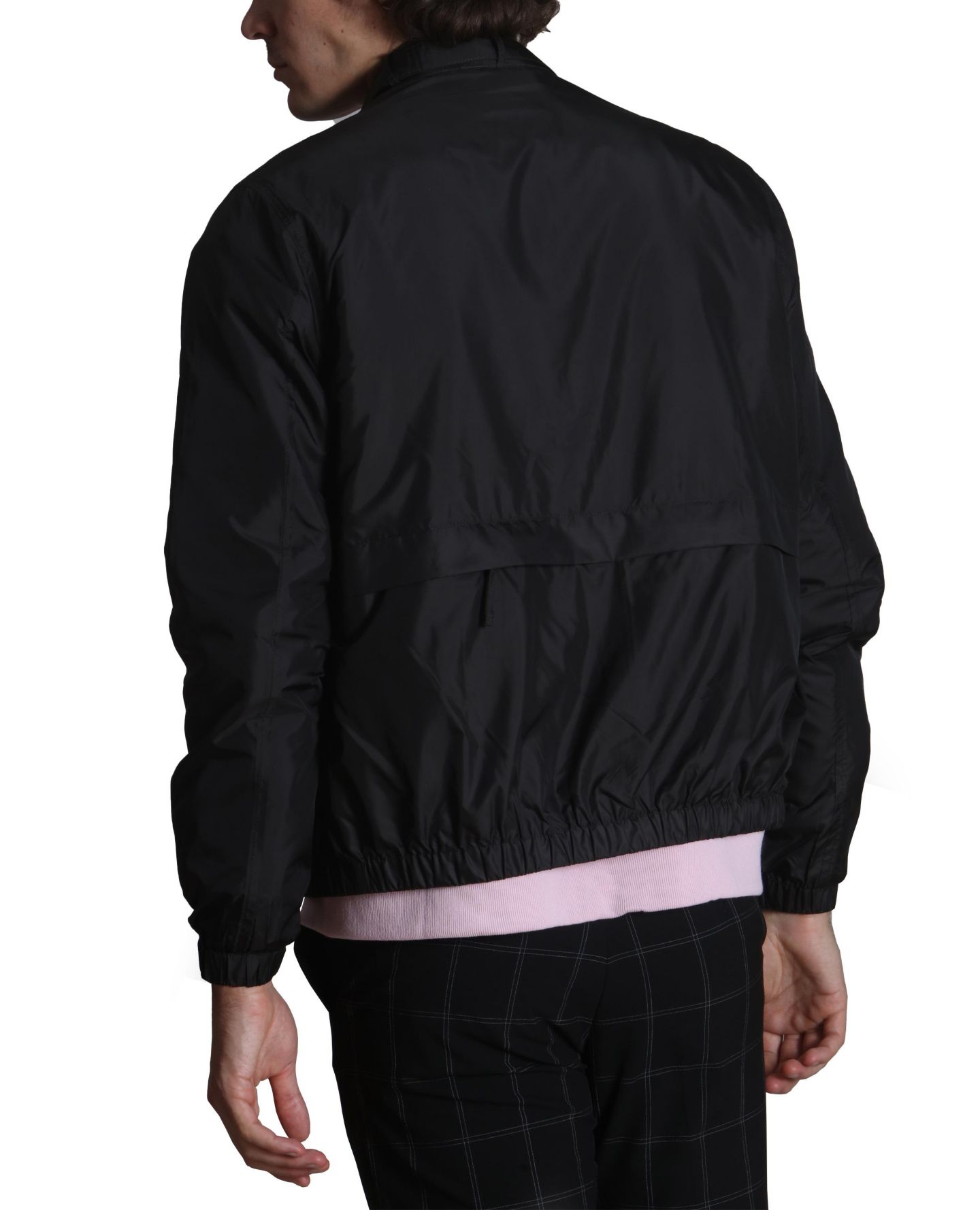 Мужская куртка Members Only Big & Tall Windbreaker Packable, цвет: Чёрный — фото 4